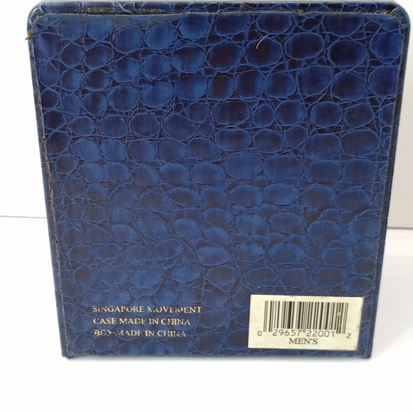 Benrus Men's Quartz Dress Watch Gold Dial 38mm w/ Box Vintage New Battery AS-IS - Picture 15 of 16